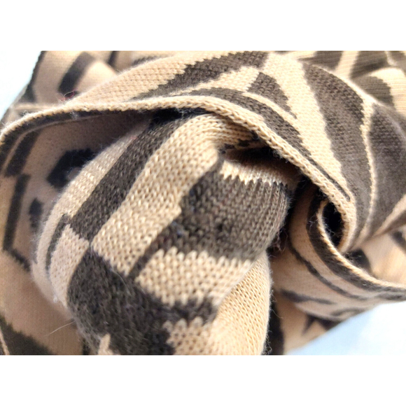 Dolce & Gabbana Brown &Tan Reversible Scarf Pre-owned - Picture 12 of 16